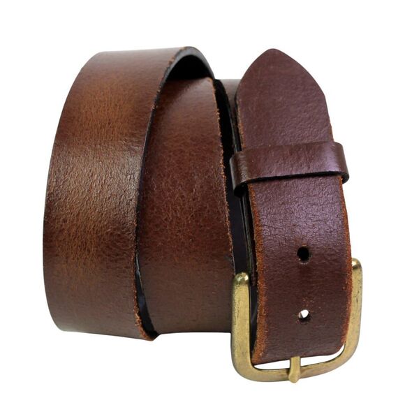 Levi's SADDLE BROWN REAL LEATHER 1 1/8"Wd CASUAL DRESS MEN'S BELT Sz 36/90 (15M - Picture 1 of 12